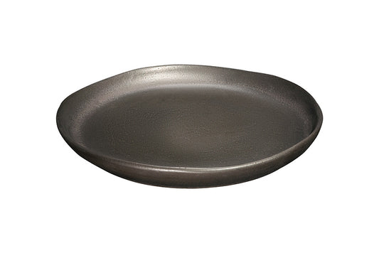 Form In Color - Black Matte Round Serving Platter