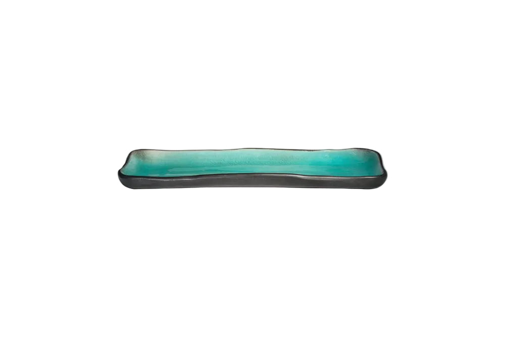 Form In Color - Aqua Rectangular Platter