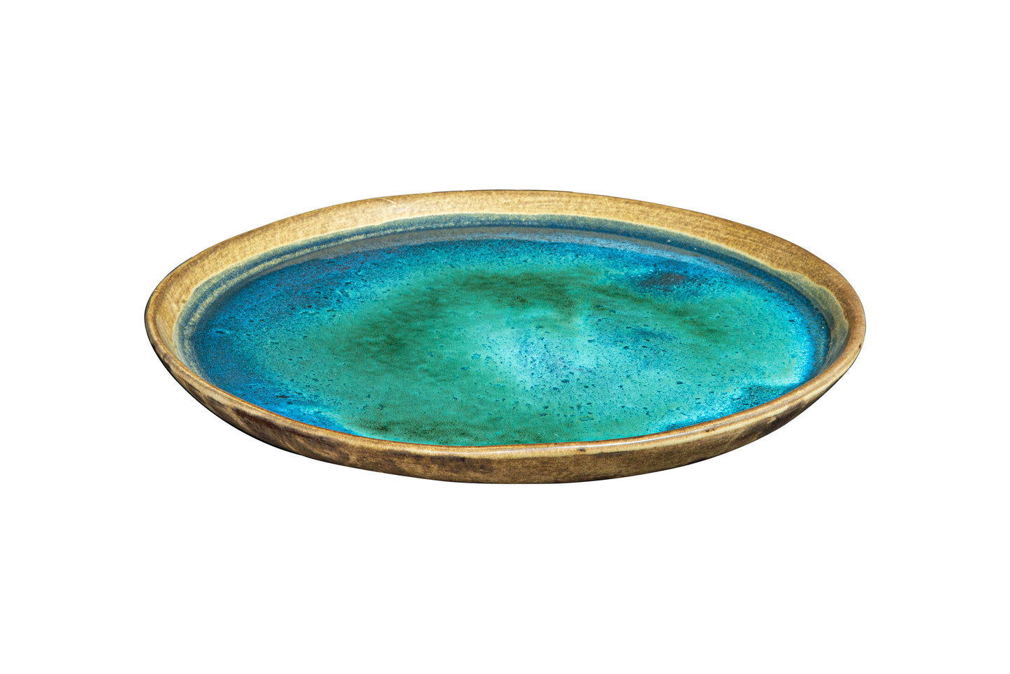 Flat Plate - 27cm / Shorline & Starry Night (Olive Blue) (AA-120228XR27-20XR)